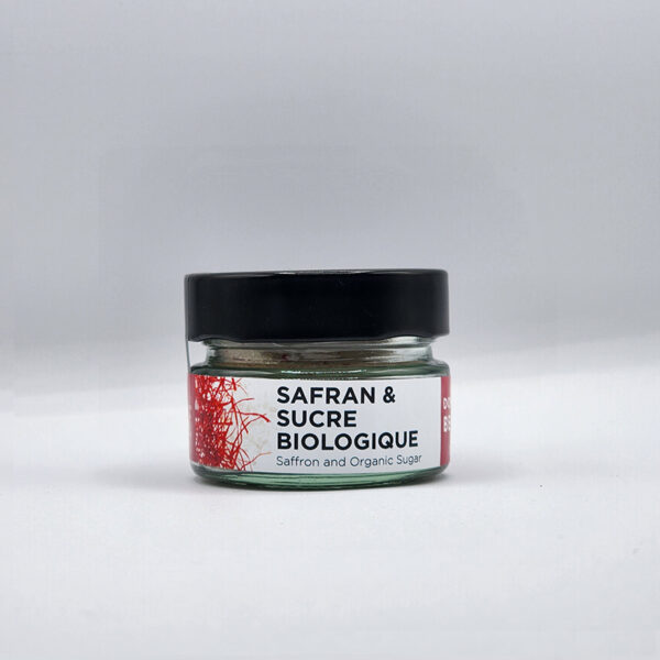 Safran et sucre de canne biologique