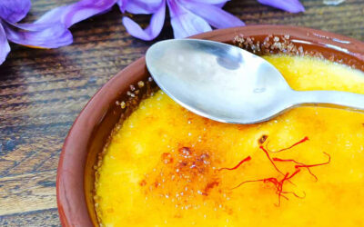 Crême brulée au safran