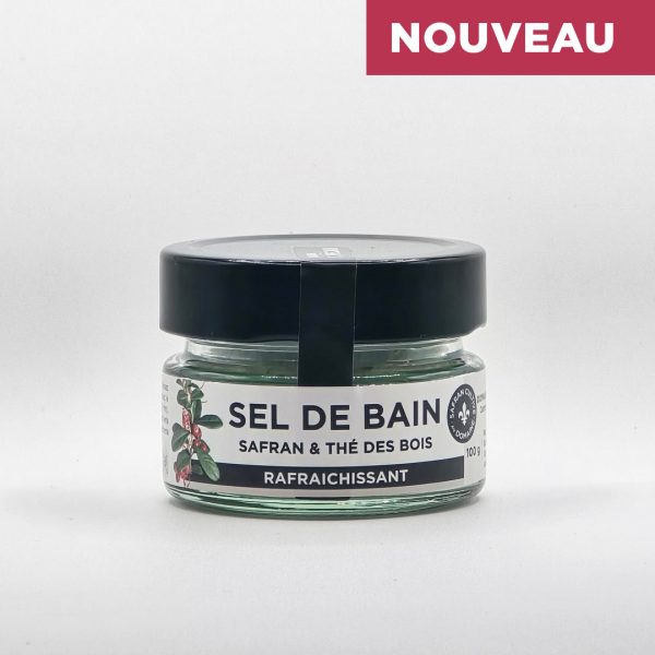 Sel de bain safran et thé des bois 100g
