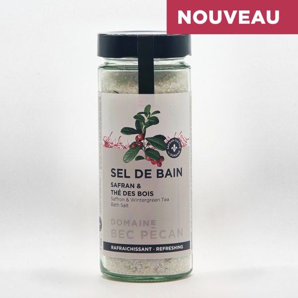 Sel de bain safran et thé des bois 550g